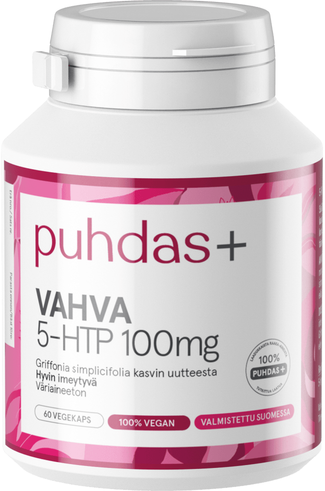 Puhdas+ 5-HTP 100 MG (vegaaninen) 60 kpl