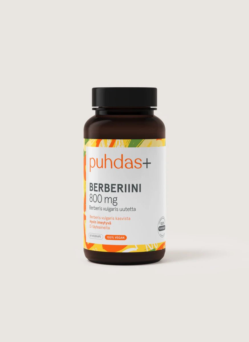 Puhdas+ Berberiini 800 mg 60 vegekaps