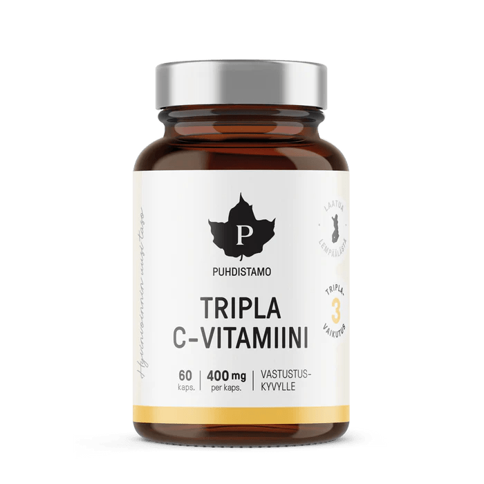 Puhdistamo Tripla C-vitamiini kaps