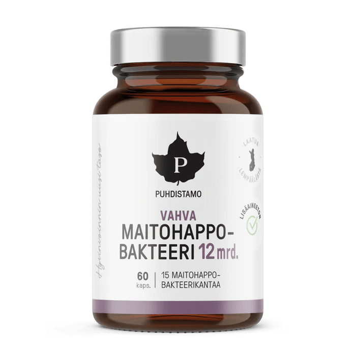 Puhdistamo Vahva Maitohappobakteeri 12mrd kaps