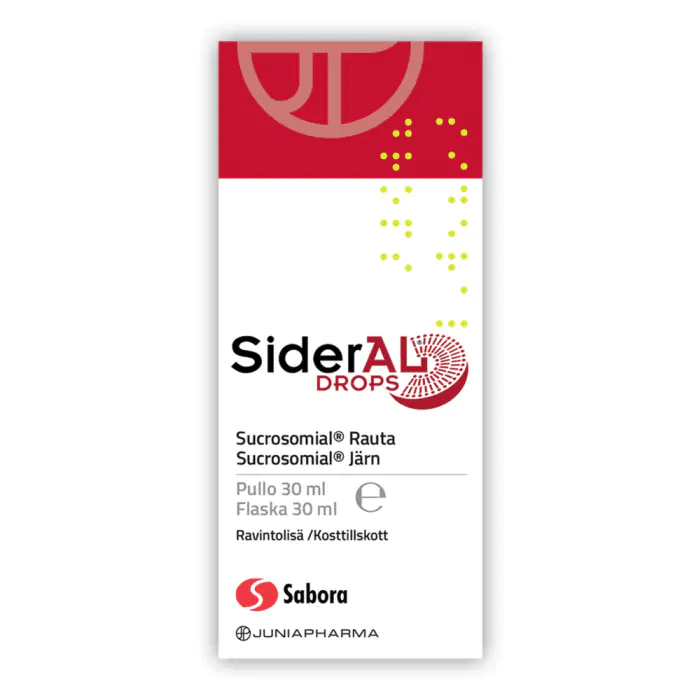 SiderAL Drops Sukrosomiaalinen Rauta 30 ml