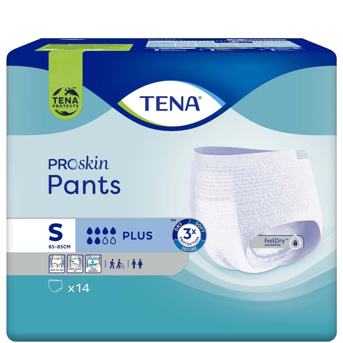 Tena Pants Plus S Inkohousut 14 kpl