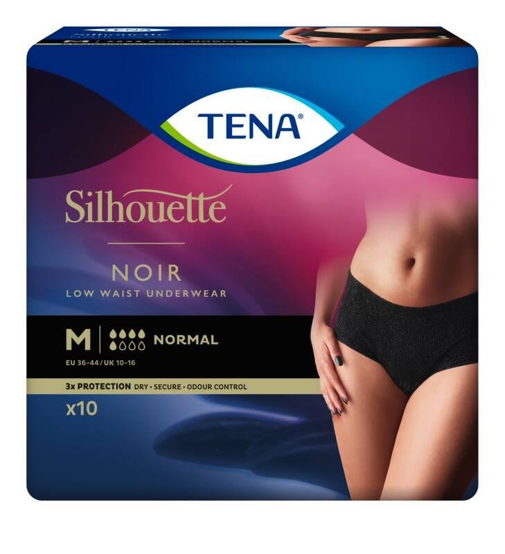 Tena Silhouette Normal Noir M 10 kpl