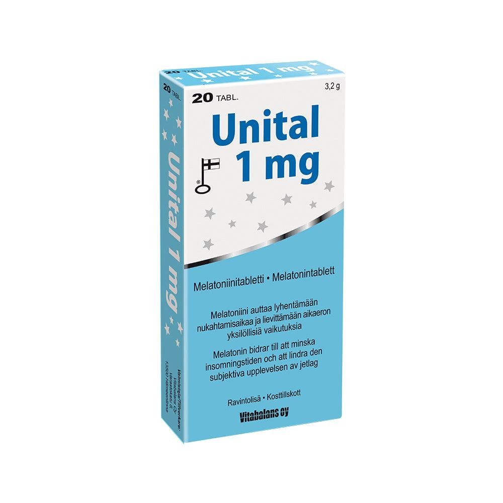 Unital 1 mg - Melatoniini tabl