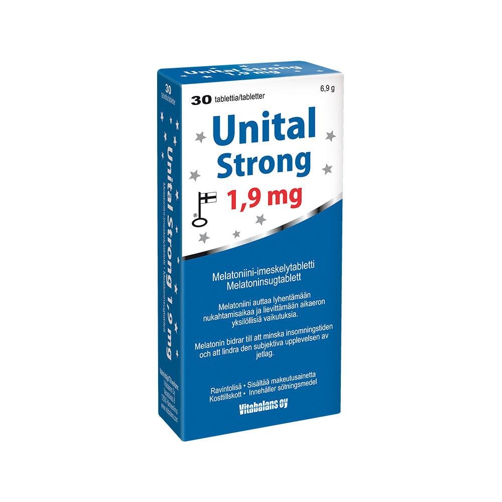 Unital Strong 1,9 mg - Melatoniini tabl