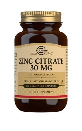 Solgar Sinkkisitraatti 30 mg 100 kaps 100 kaps