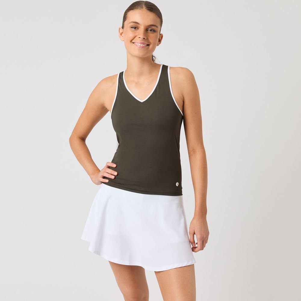 Björn Borg Ace V Neck Tank Top, Naisten padel ja tennis liinavaatteet