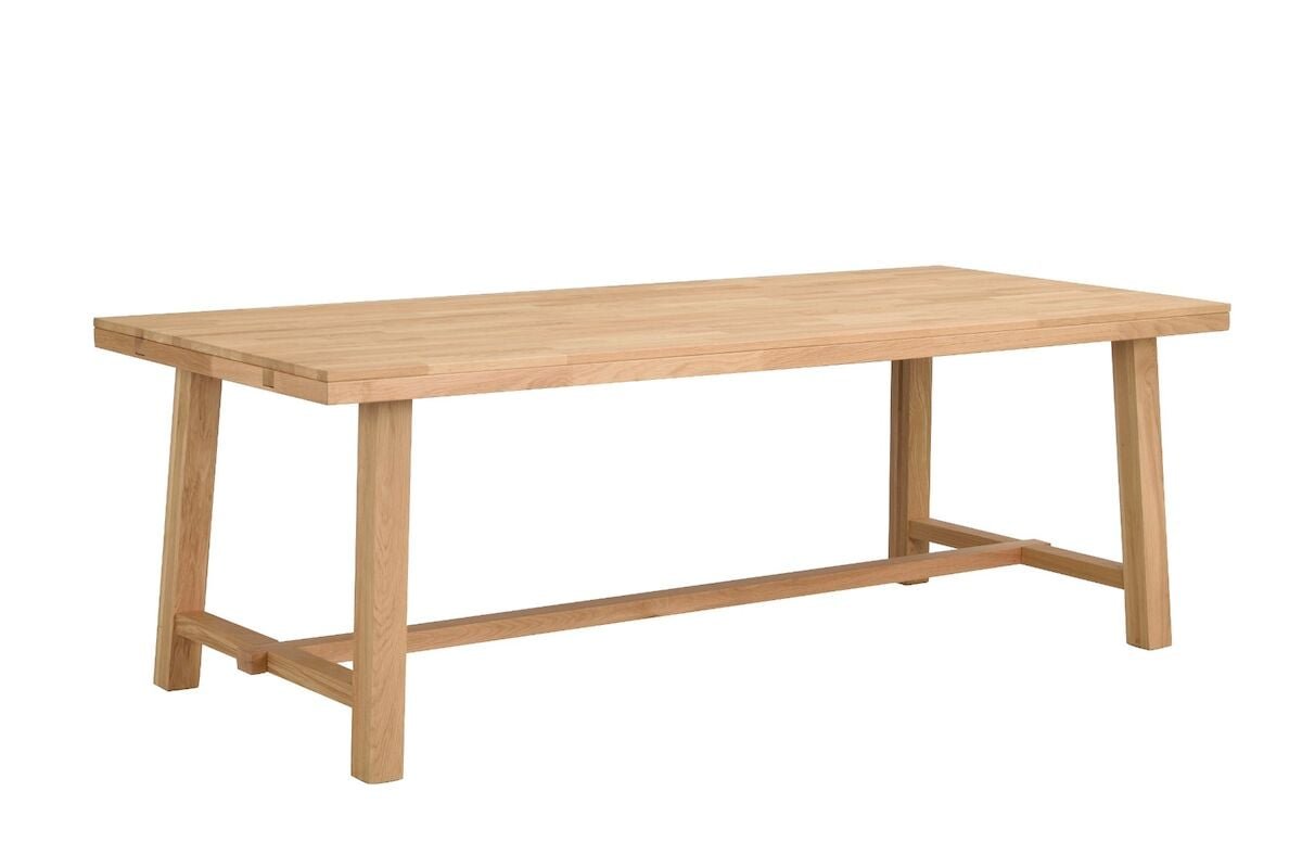Rowico Home Brooklyn ruokapöytä 95x220 lakattu tammi