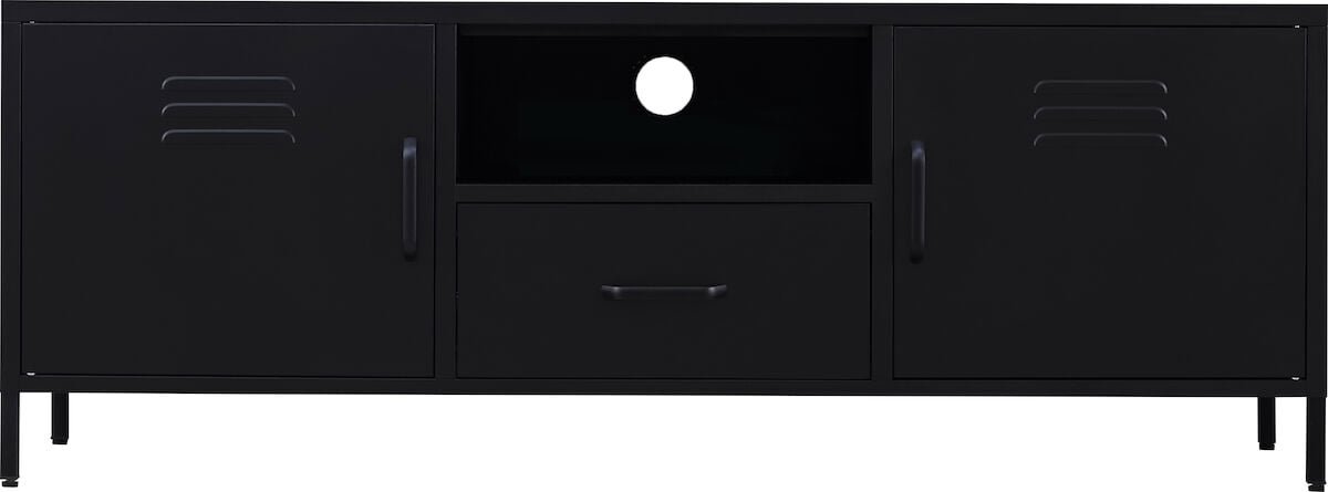 Carbon tv-taso 150x40 cm musta