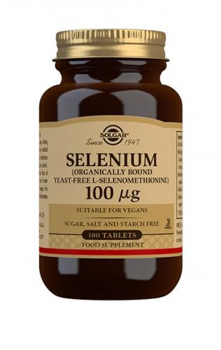 Solgar Seleeni 100 µg (hiivaton) selenometioniini 100 tabl