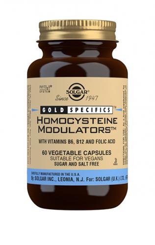 Solgar Homocysteine Modulators (TMG, B12, B6, folaatti) 60 kaps 60 tabl