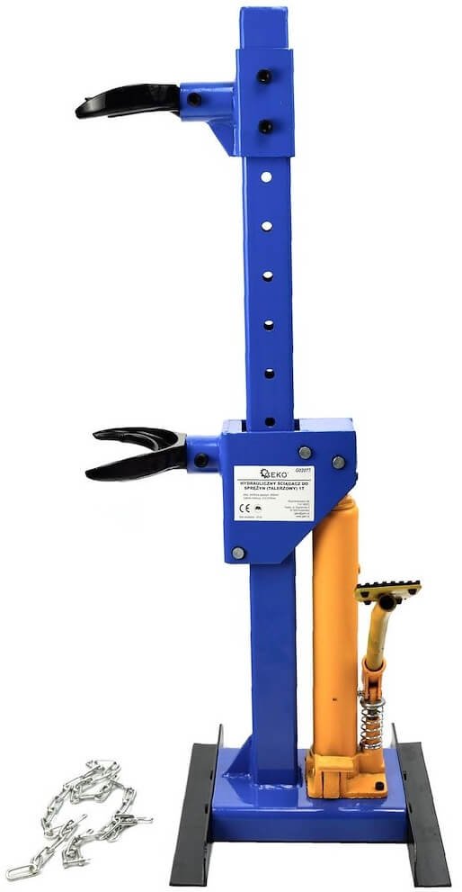Hydraulinen jousipuristin 1000 kg, Geko