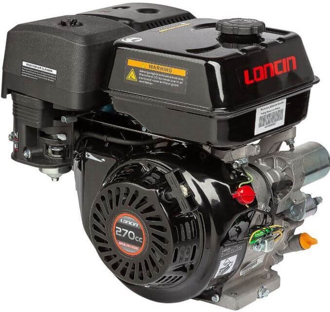 Irtomoottori 9 hp / 270 cc vaaka-akseli, Loncin