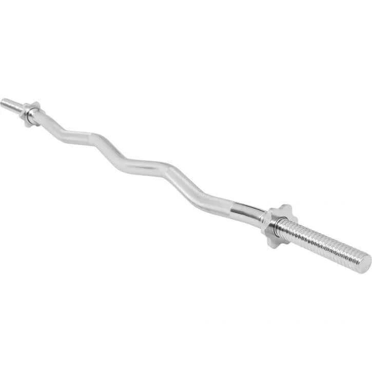 Gorilla Sports Curl bar 120 cm Tähtilukko - 30 mm