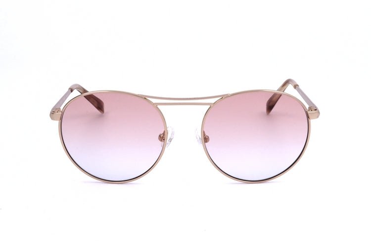 Kendall + Kylie KKO131 – Ylelliset naisten aurinkolasit kultaisilla metallikehyksillä (54-18-135) Kendall + Kylie