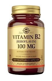 Solgar B2-vitamiini 100 mg (Riboflaviini) 100 kaps 100 kaps