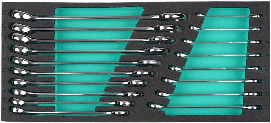 Kiintosilmukka-avainsarja, 6-23 mm, Kamasa-Tools