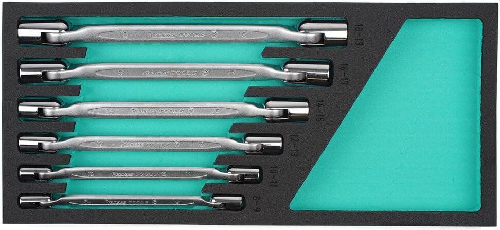 Nivelhylsyavaimet 8-19 mm, Kamasa-Tools