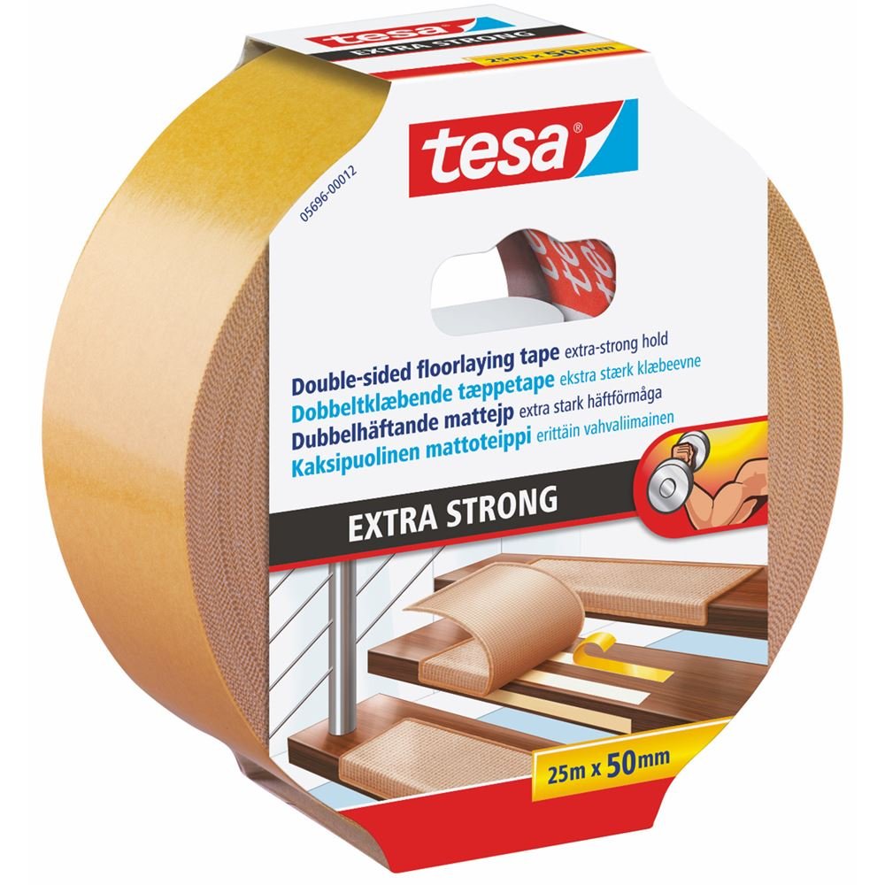 Kraftmark Kaksipuolinen teippi 25 m x 5 cm