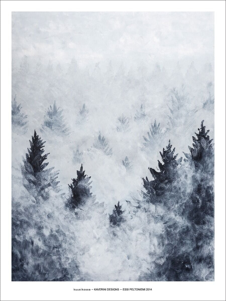 Kaverini Kuusikossa juliste 30x40 cm