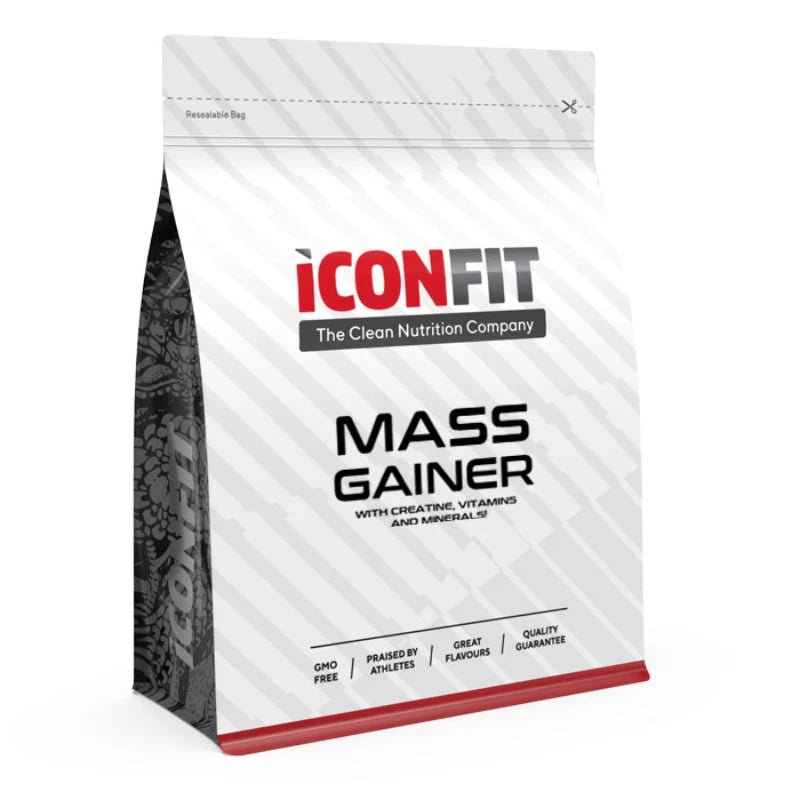 ICONFIT Mass Gainer, Banaani (hiilihydraatti–proteiini 5:1) 1.5 kg