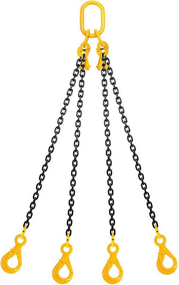 4-haarainen nostoketju 3 m (8 mm)