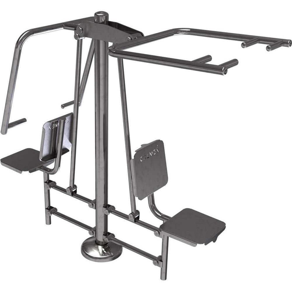 Nordic Fighter CE PULL DOWN AND CHEST PRESS, Kuntosalilaitteet - ulkokäyttöön