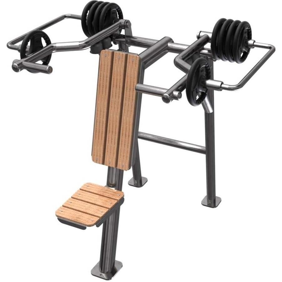 Nordic Fighter GCE Shoulder press, Kuntosalilaitteet - ulkokäyttöön