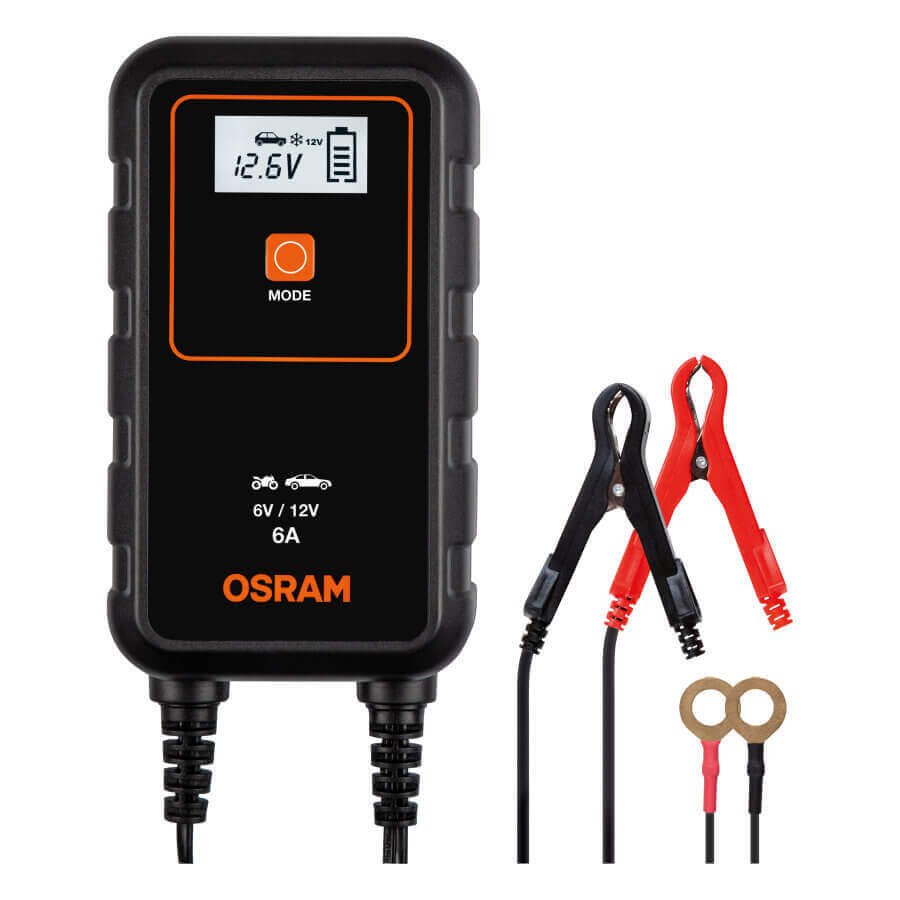 Akkulaturi 906 6/12 V, 6 A, Osram