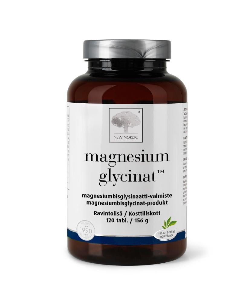 New Nordic Magnesium Glycinat 120 kpl