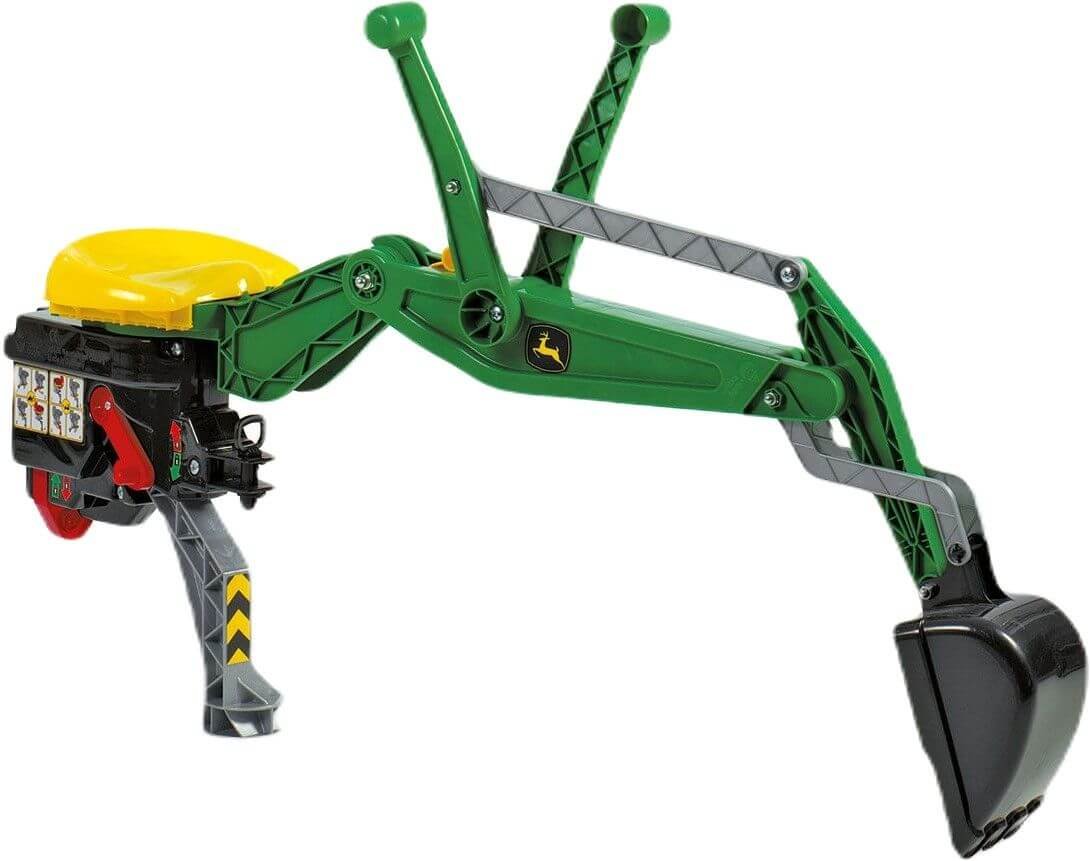 Traktorisovitteinen kaivuri JD (vihreä), Rolly Toys