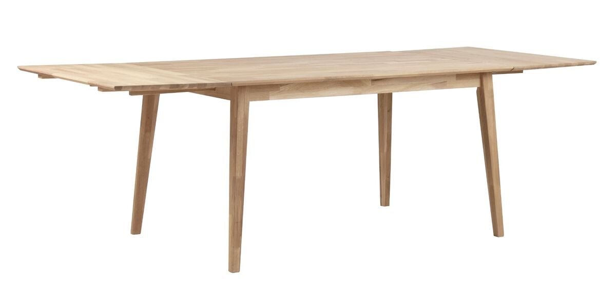 Rowico Home Filippa ruokapöydän jatkopala 50x90 cm valkoöljytty tammi