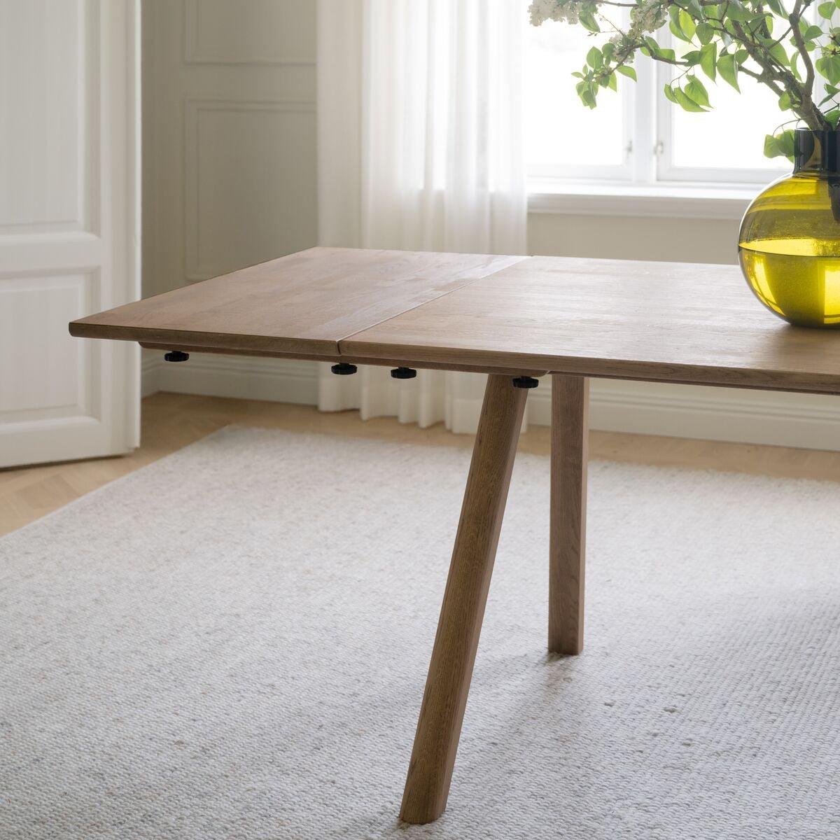 Rowico Home Clapperton ruokapöydän  jatkopala 45x95 cm hiekka tammi