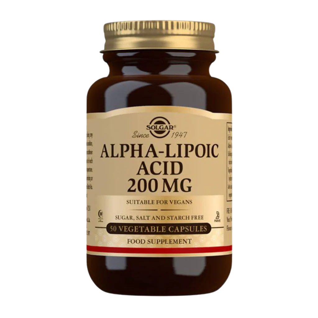 Solgar Alfalipoiinihappo (Alpha Lipoic Acid) 200 mg 50 kaps 50 kaps