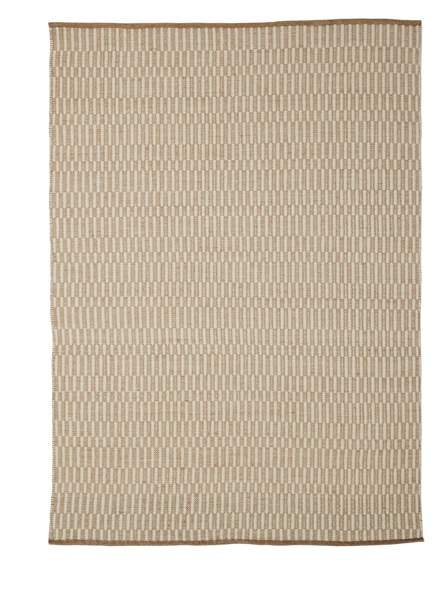 Vaski villamatto 140x200 cm lvalk/valkoinen