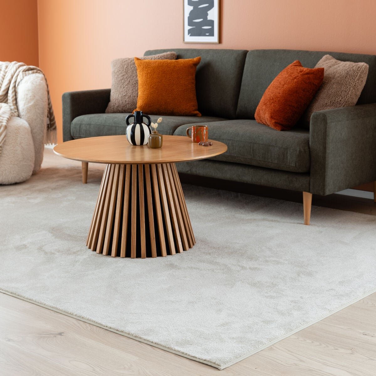 Vm Carpet Hattara matto kantattu 160x230 cm hiekka