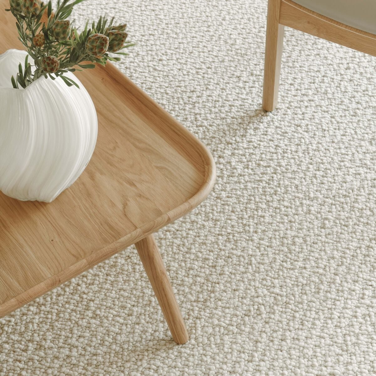 VM Carpet Loimu villamatto 133x200 cm valkoinen 569