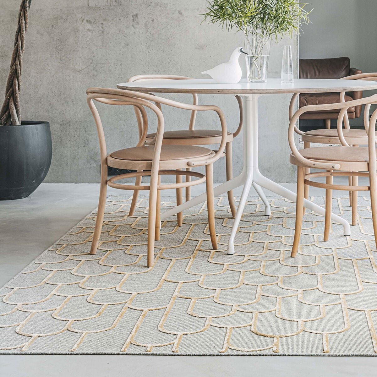 VM Carpet Paanu matto 160x230 cm 7 kulta