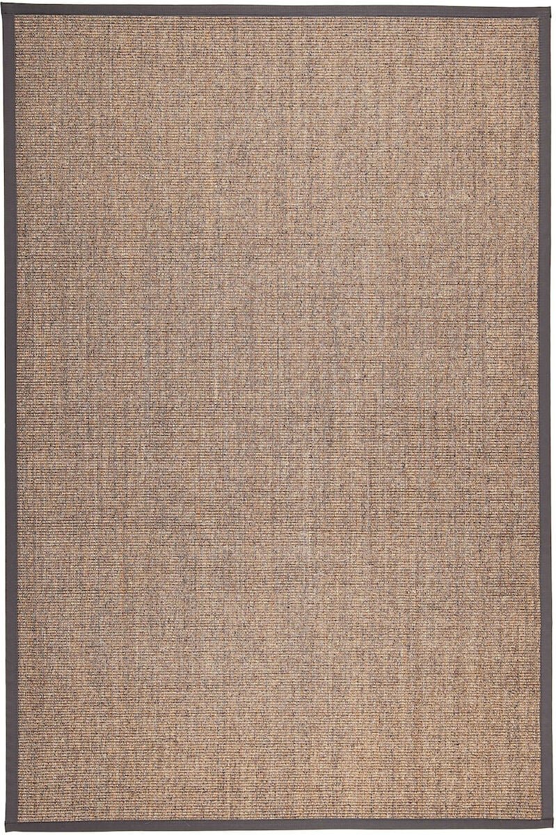 VM Carpet Sisal matto 133x200 cm harmaa mix, 70 mm kanttaus