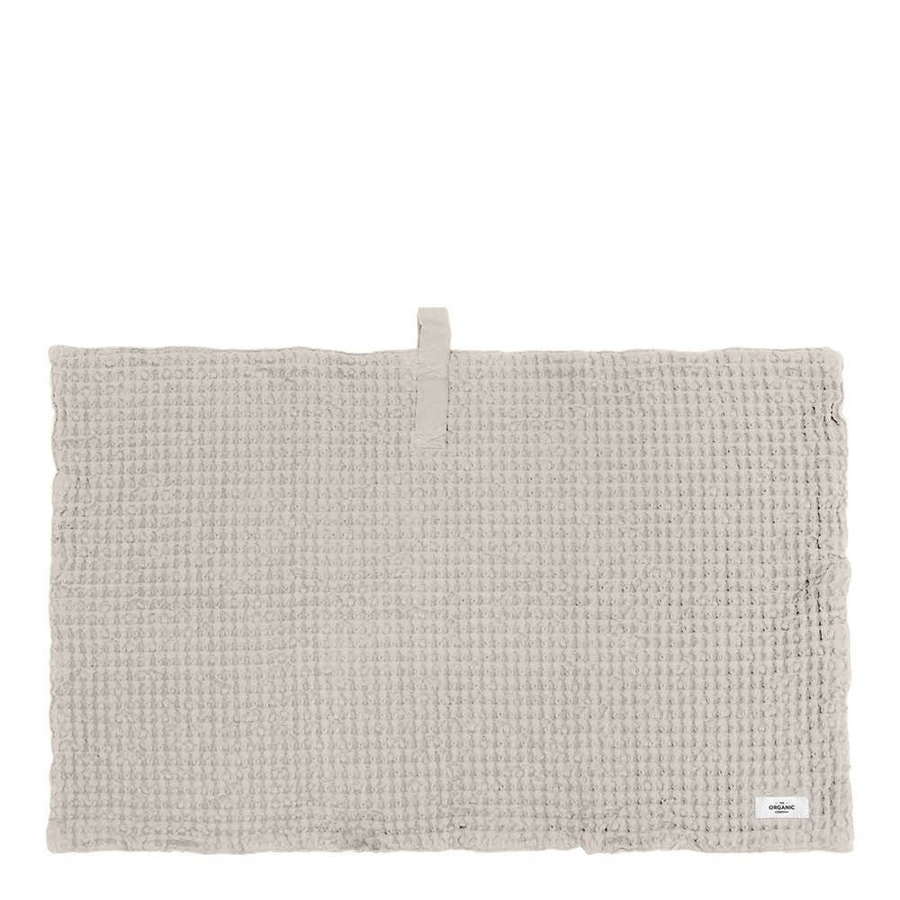 The Organic Company - Big Waffle Kylpyhuoneen matto 80x55 cm Stone