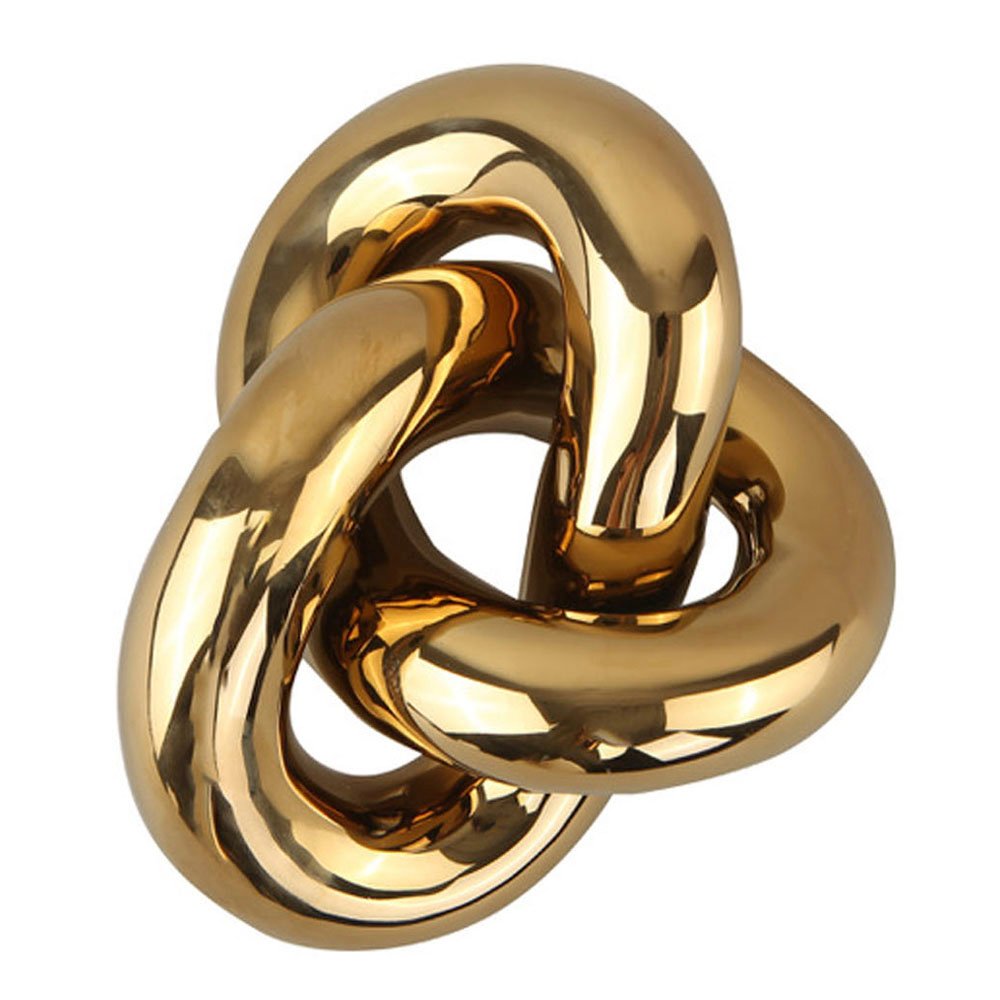 Cooee - Knot Table Veistos 9 x 19 x 15 cm Kulta