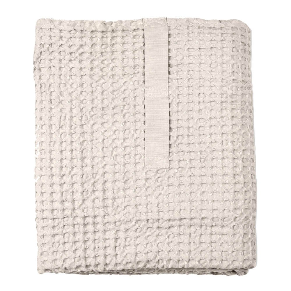 The Organic Company - Big Waffle Kylpypyyhe 150x100 cm Stone