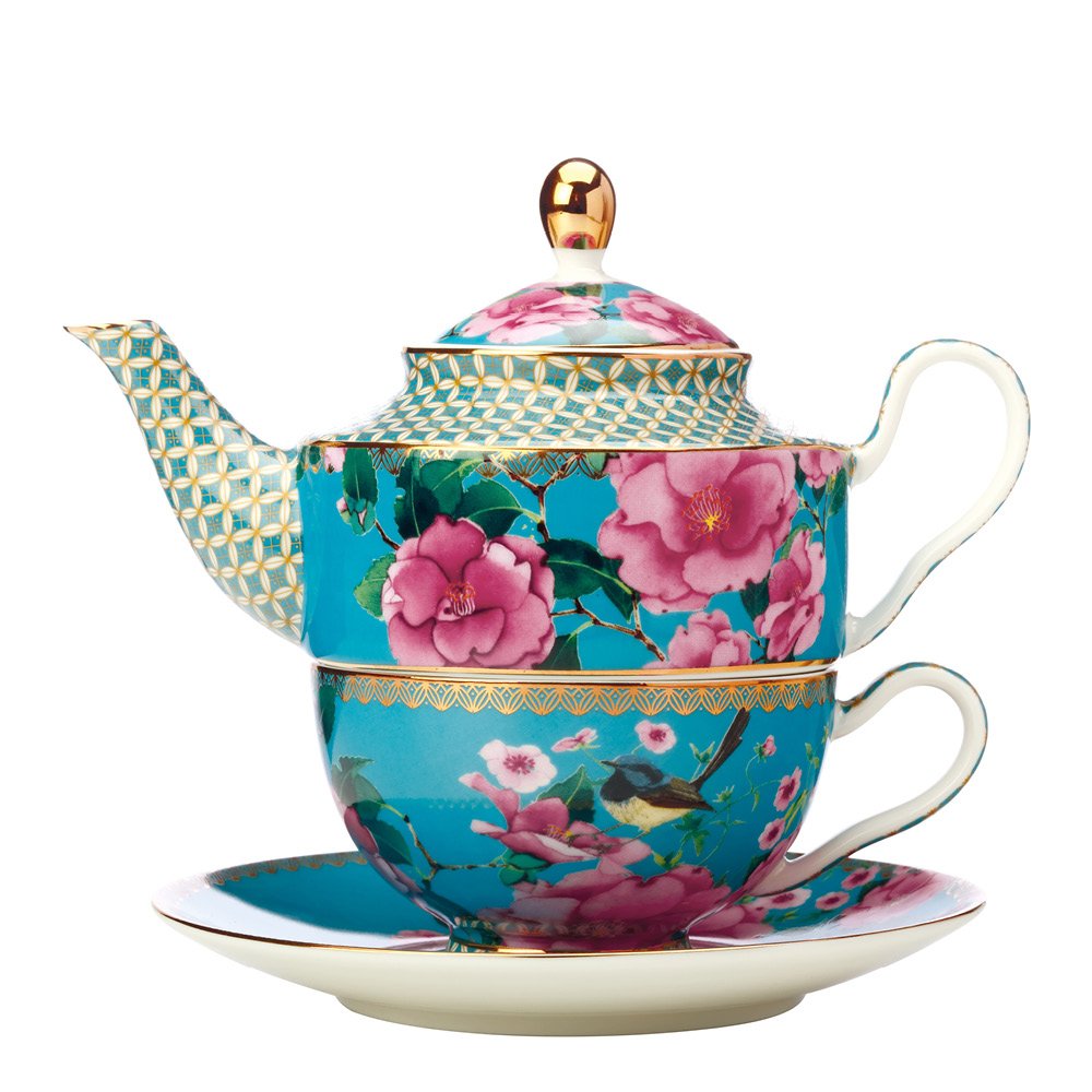 Maxwell & Williams - Silk Road Teekannu 0,5 L Sininen
