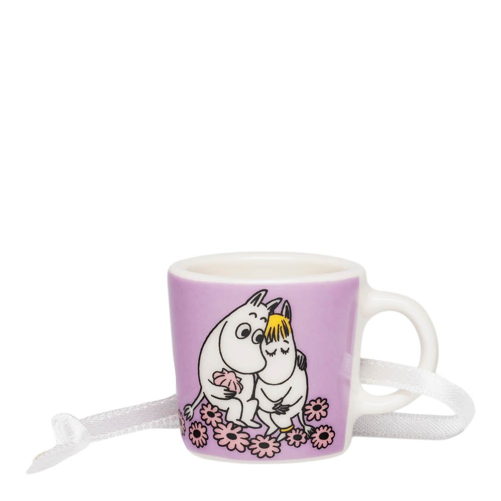 Moomin Arabia - Muumimuki mini 3 cm Sydänkäpyset