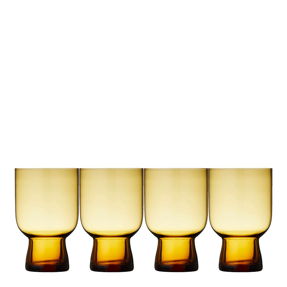 Lyngby Glas - Sorrento Juomalasi 30 cl 4 kpl Ruskea