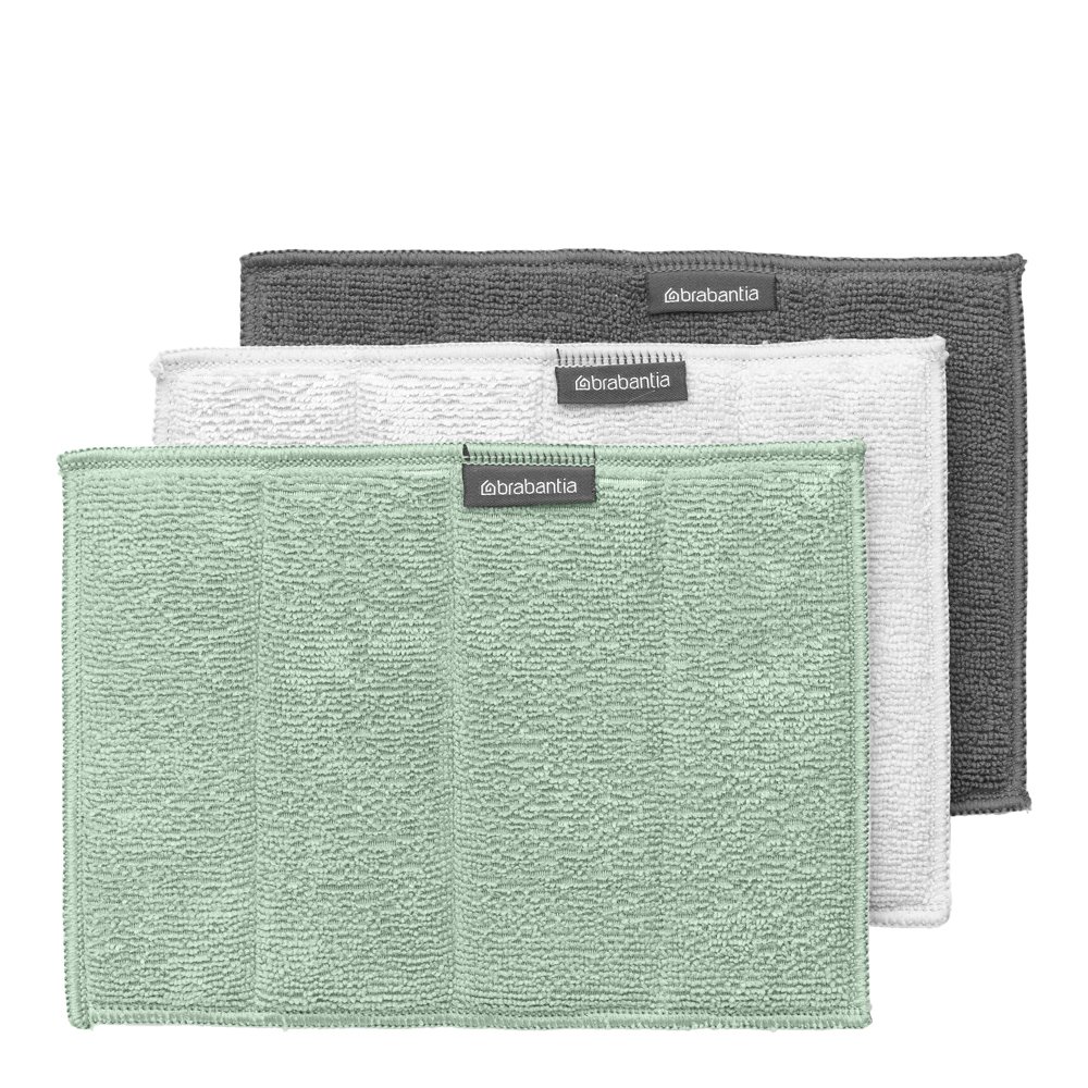 Brabantia - Sinkside Mikrokuitutyyny 3 kpl Vihreä/Harmaa/Valkoinen