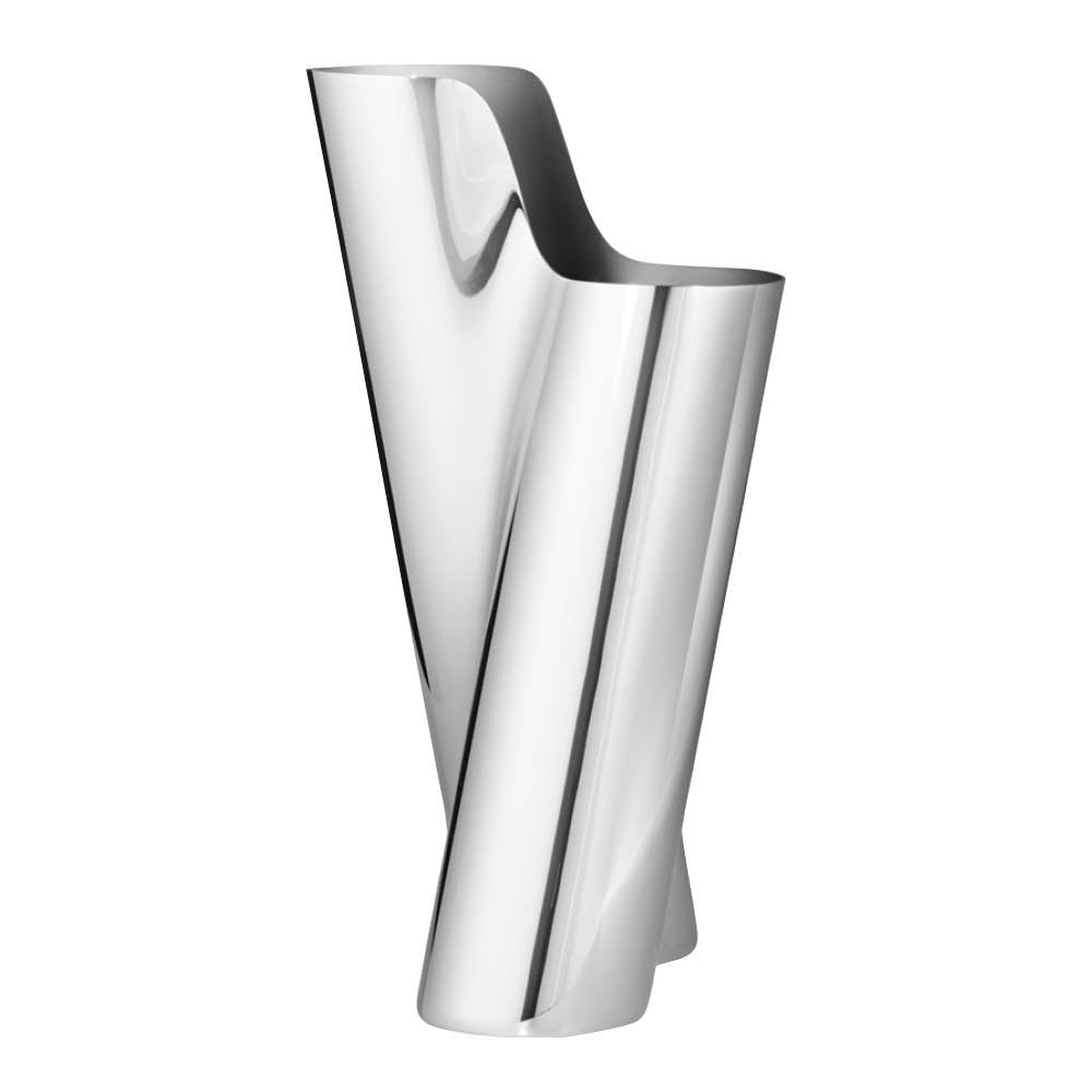 Georg Jensen - Lituus Maljakko 22,8 cm Teräs