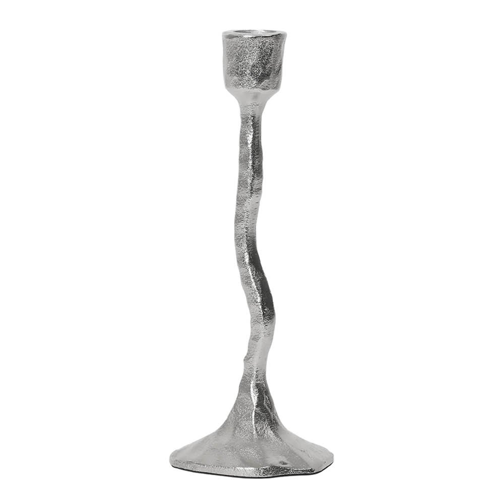 Broste Copenhagen - Amy Kynttilänjalka 8x23 cm Hopea