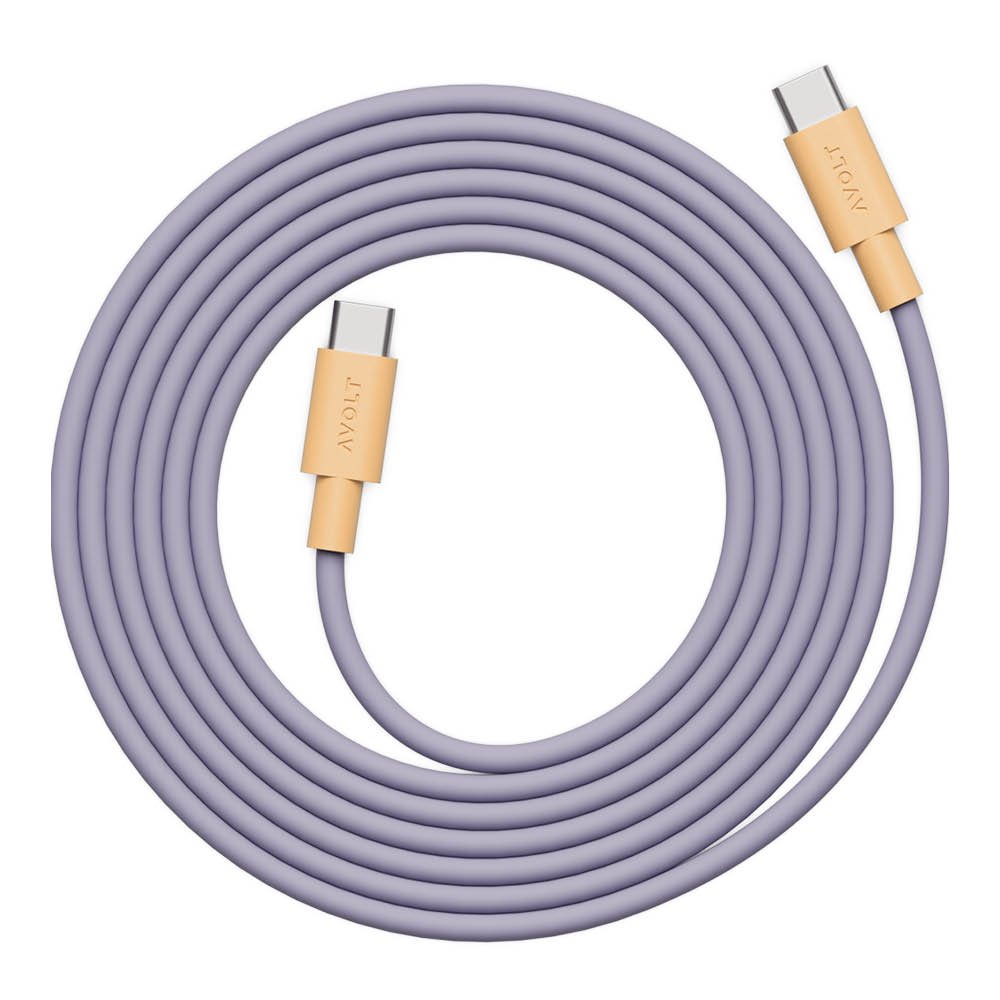 Avolt - Cable 1 Bauhaus Archiv USB-C Latauskaapeli 2 m Lavender Glow