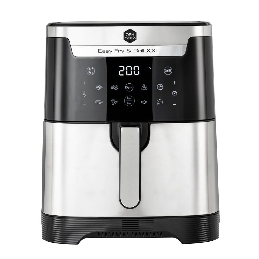 OBH Nordica - Easy Fry & Grill XXL Airfryer 6,5 L 2-in-1 Hopea